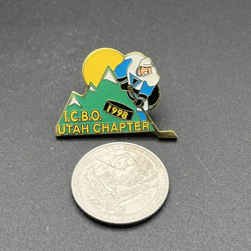 International Conference Of Building‎ Officials Utah Chapter ICBO Lapel Hat Pin
